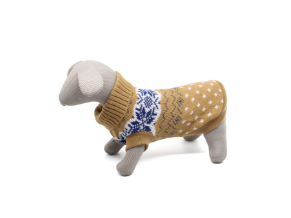 Caramel zimní svetr pro psa