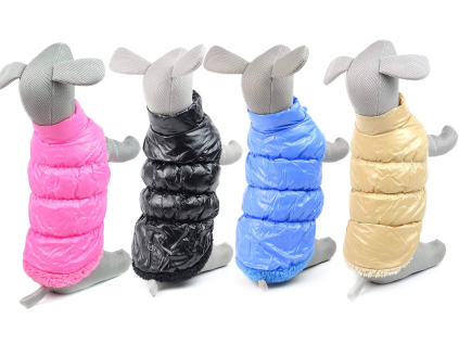 Warm zimní bunda pro psa s kožichem - bundy pro psy - vsepropejska.cz