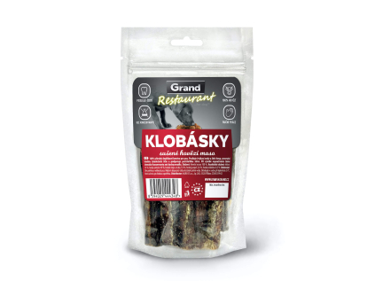 Grand restaurant hovězí klobásky pro psa | 100g - vsepropejska.cz