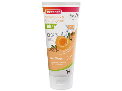 Beaphar šampon BIO 2v1 pro snadné rozčesávání 200 ml - vsepropejska.cz