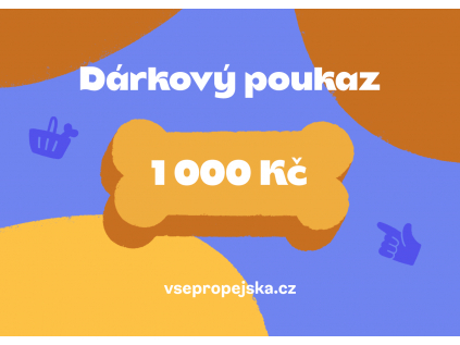 Gift dárkový poukaz - vsepropejska.cz