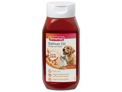 Beaphar lososový olej Salmon Oil 430 ml - doplněk stravy pro  psa - vsepropejska.cz