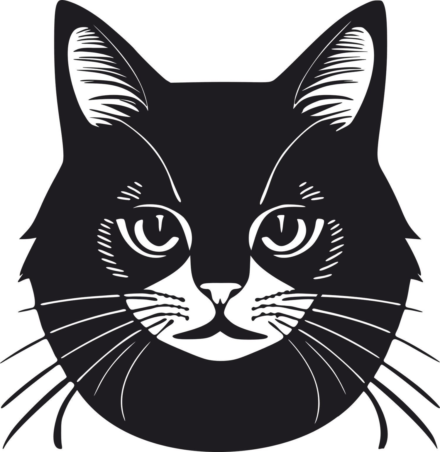 Levně 3D samolepka na zeď ze dřeva kočka 8 Rozměr (cm): 38 x 37, Dekor: Černá
