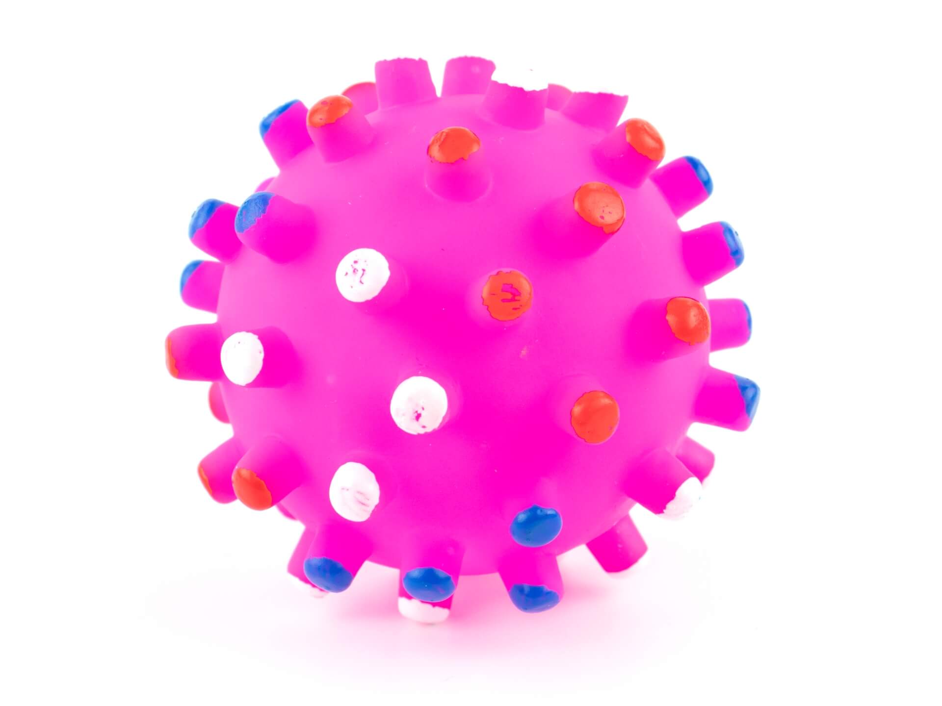 Vsepropejska Ball gumový míček pro psa Barva: Růžová, Průměr: 6 cm