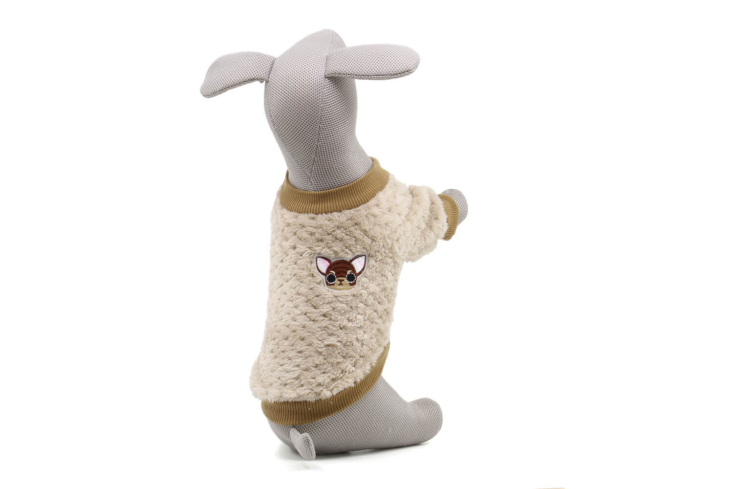 Vsepropejska Kora fleecová mikina pro psa Barva: Hnědá, Délka zad (cm): 23, Obvod hrudníku: 28 - 32 cm