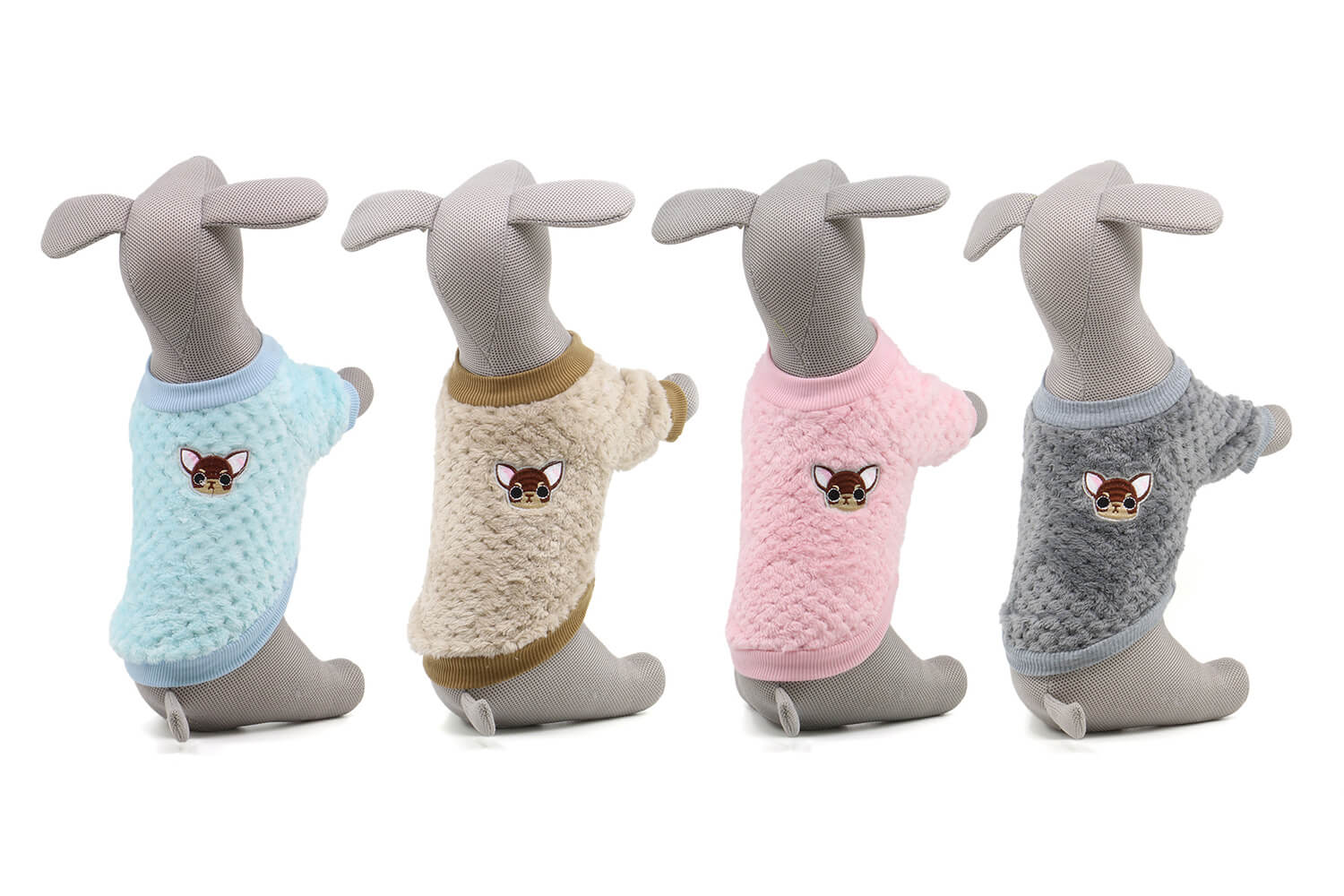 Vsepropejska Kora fleecová mikina pro psa Barva: Modrá, Délka zad (cm): 42, Obvod hrudníku: 44 - 48 cm