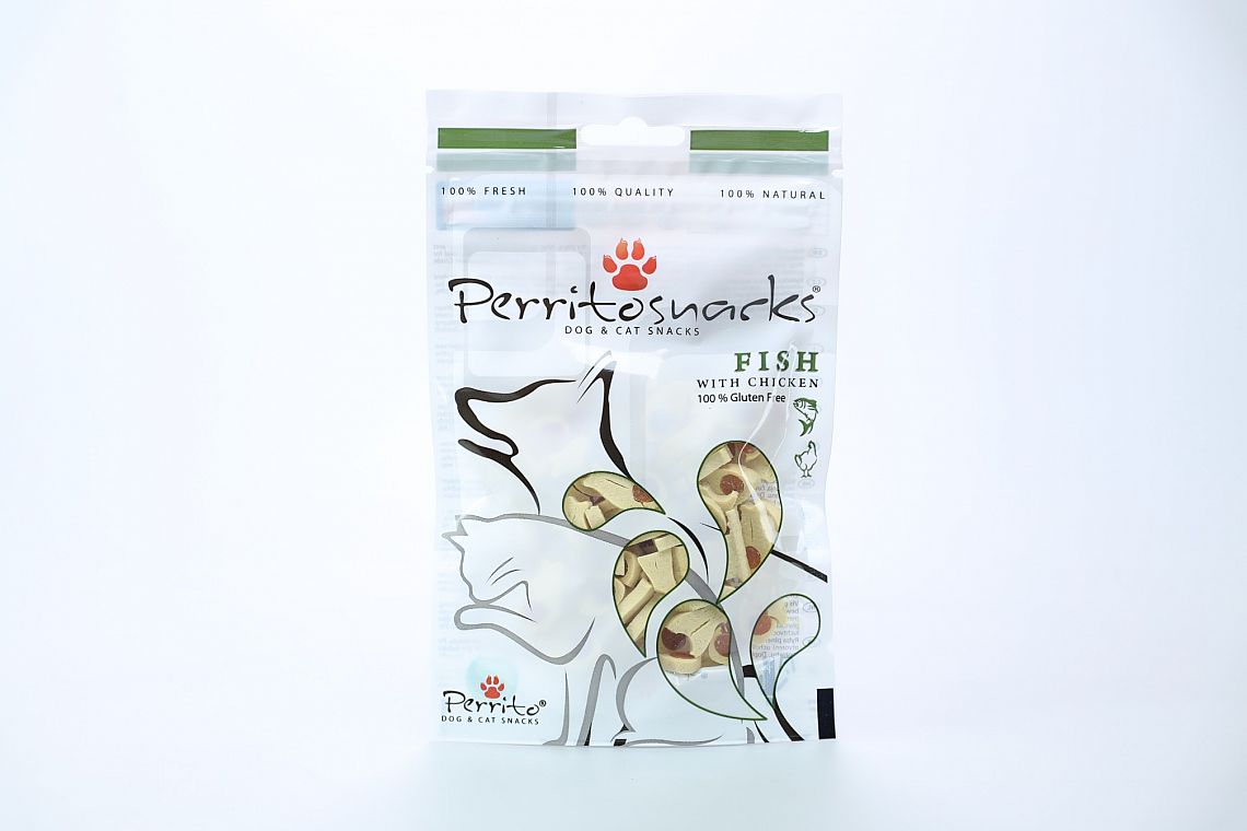 Perrito ryba plněná kuřecím masem | 50g