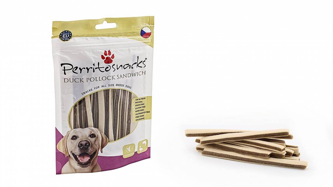 Perrito sandwich z kachního a pollock masa | 100g