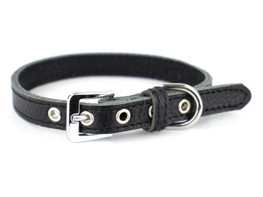 Levně Lax obojek pro psa | 20 - 29 cm Barva: Černá, Obvod krku: 24 - 29 cm