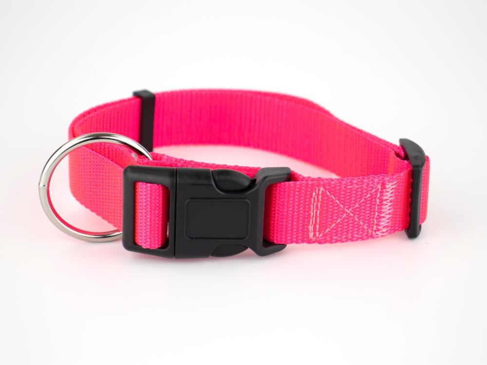 Vsepropejska Get nylonový stahovací obojek | 26 - 54 cm Barva: Růžová, Obvod krku: 26 - 43 cm