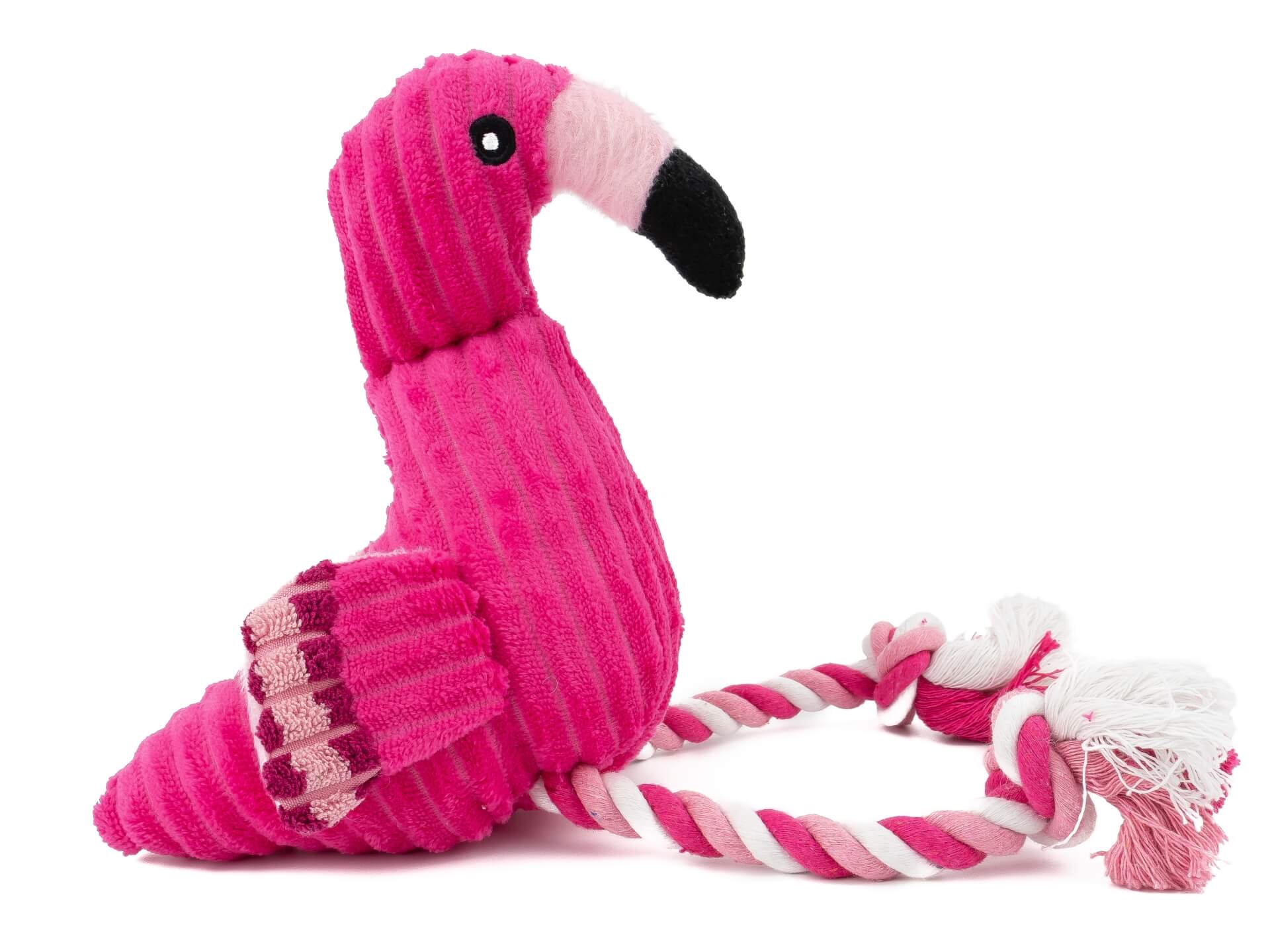 Vsepropejska Pink růžový plyšový plameňák pro psa | 35 cm