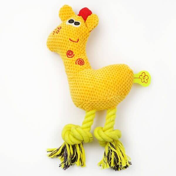 Vsepropejska Giraffe plyšová žirafa pro psa | 21 cm Barva: Žlutá
