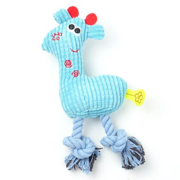 Vsepropejska Giraffe plyšová žirafa pro psa | 21 cm Barva: Modrá