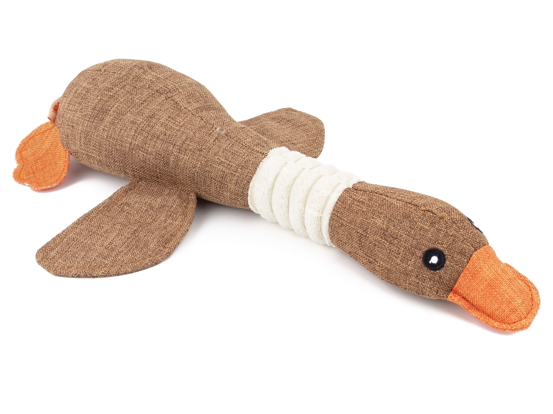 Vsepropejska Duck plyšová kachna pro psa | 30 cm Barva: Hnědá