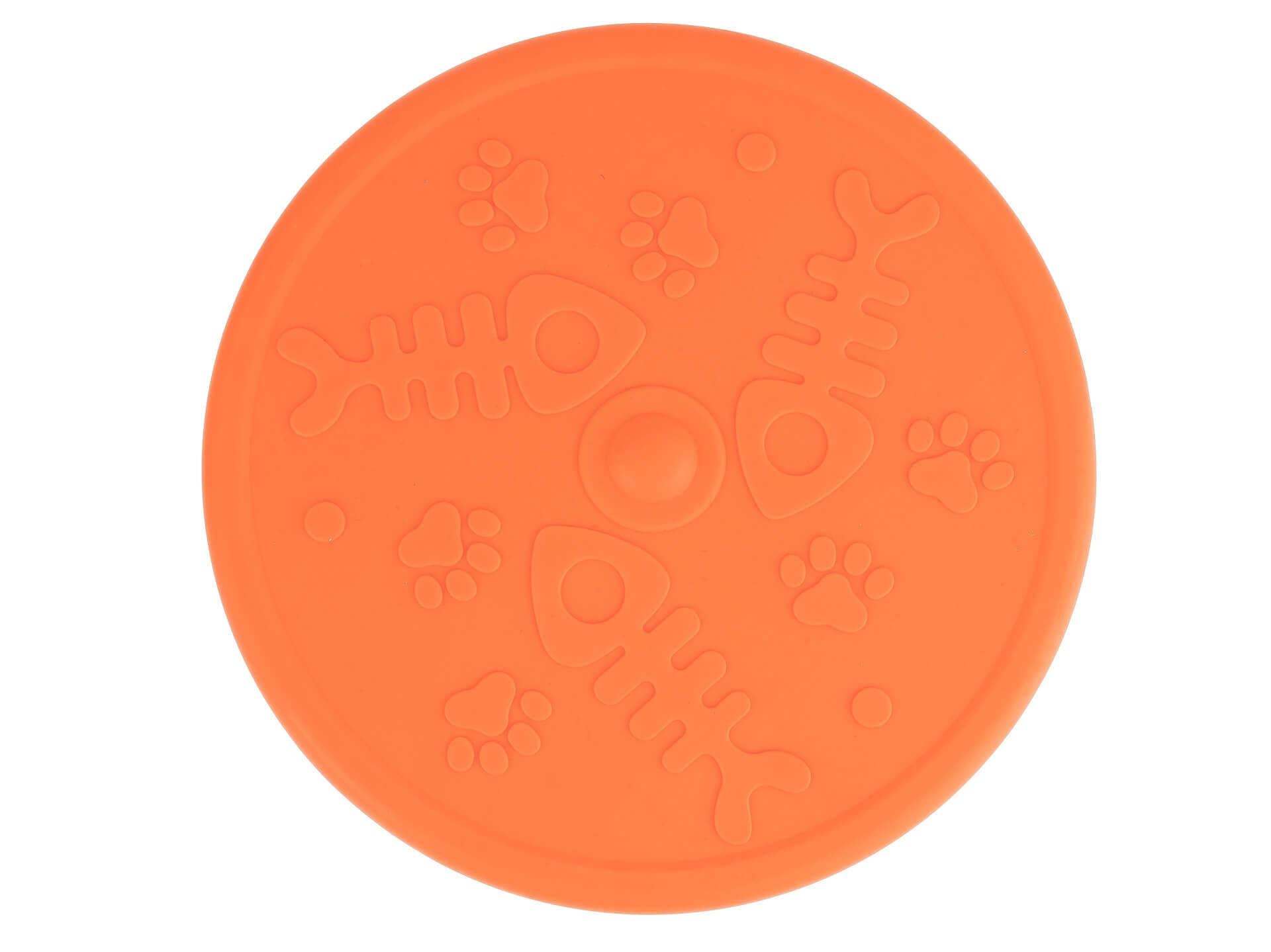 Vsepropejska Fish plastové frisbee pro psa | 20 cm Barva: Oranžová