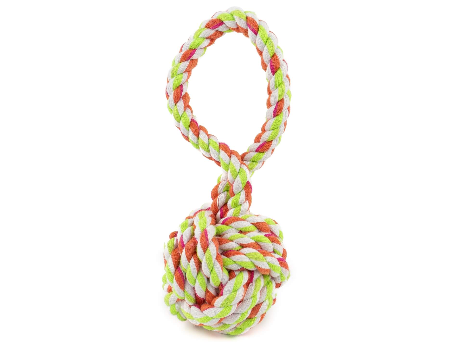 Vsepropejska Orb smyčka se zapletenou koulí | 20 cm Barva: Oranžová