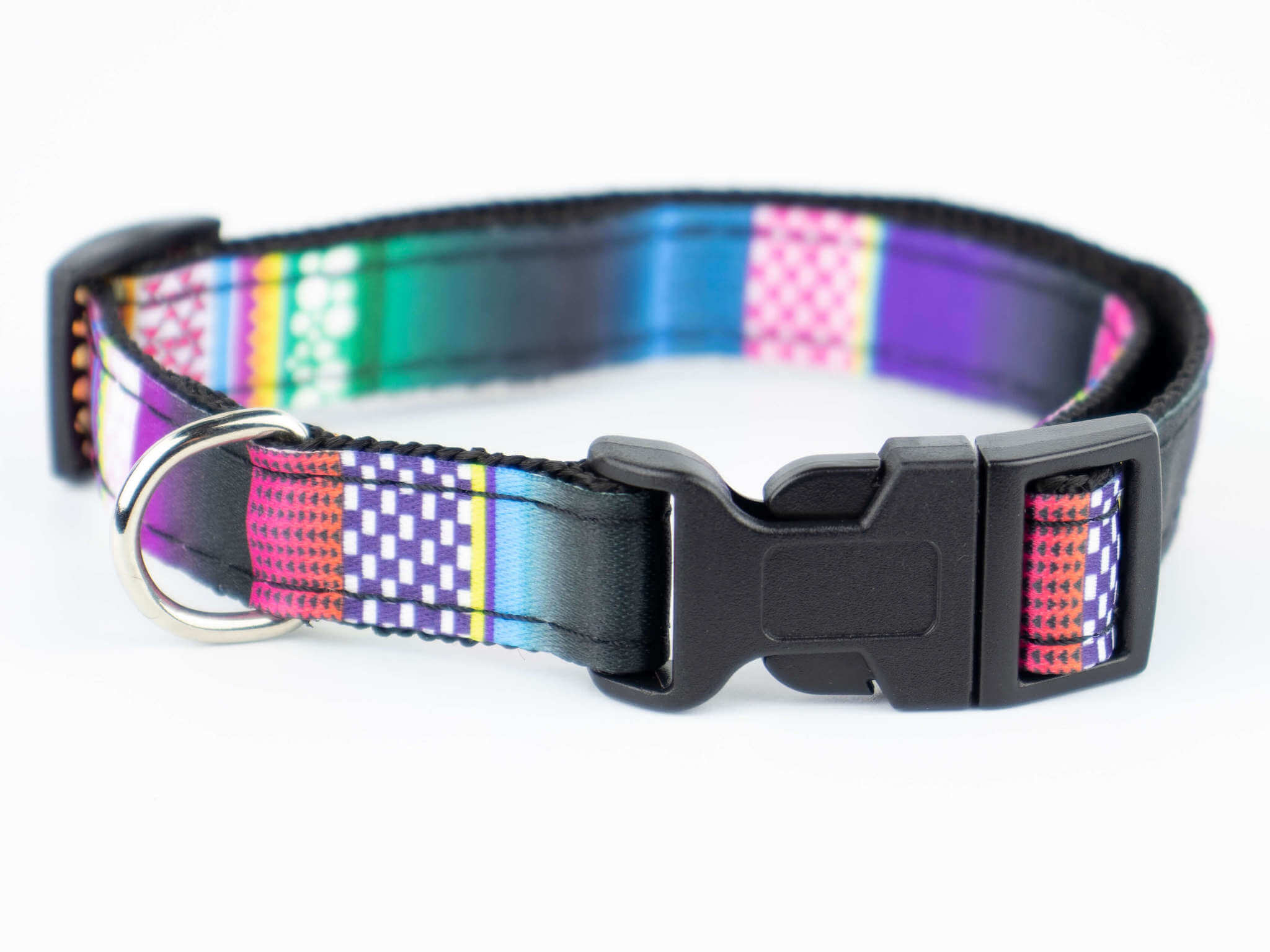 Vsepropejska Rainbow obojek pro psa | 28 – 44 cm Barva: Fialová