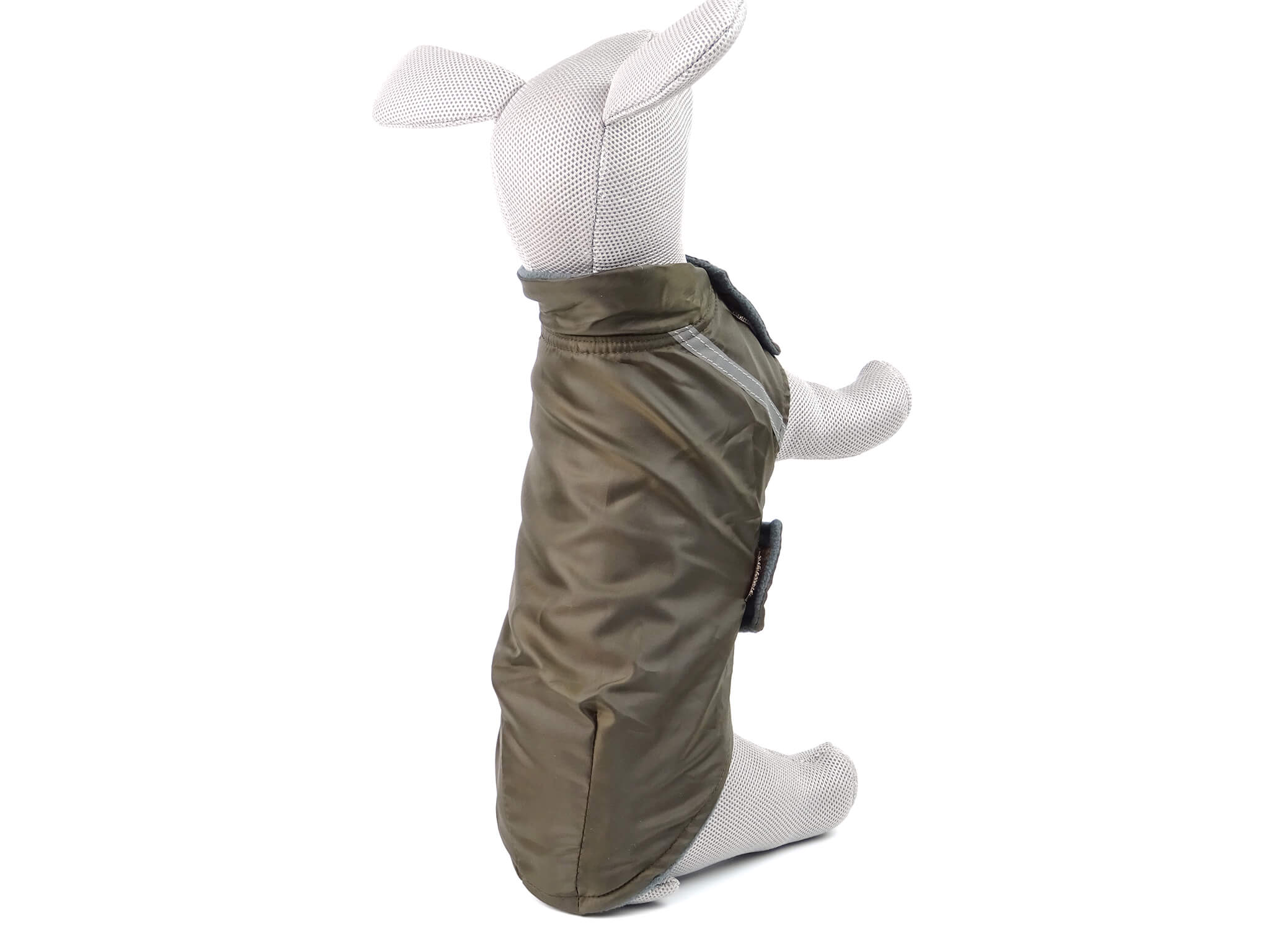 Levně Icy zimní bunda pro psa s reflexními prvky Barva: Hnědá, Délka zad (cm): 34, Obvod hrudníku: 38 - 58 cm