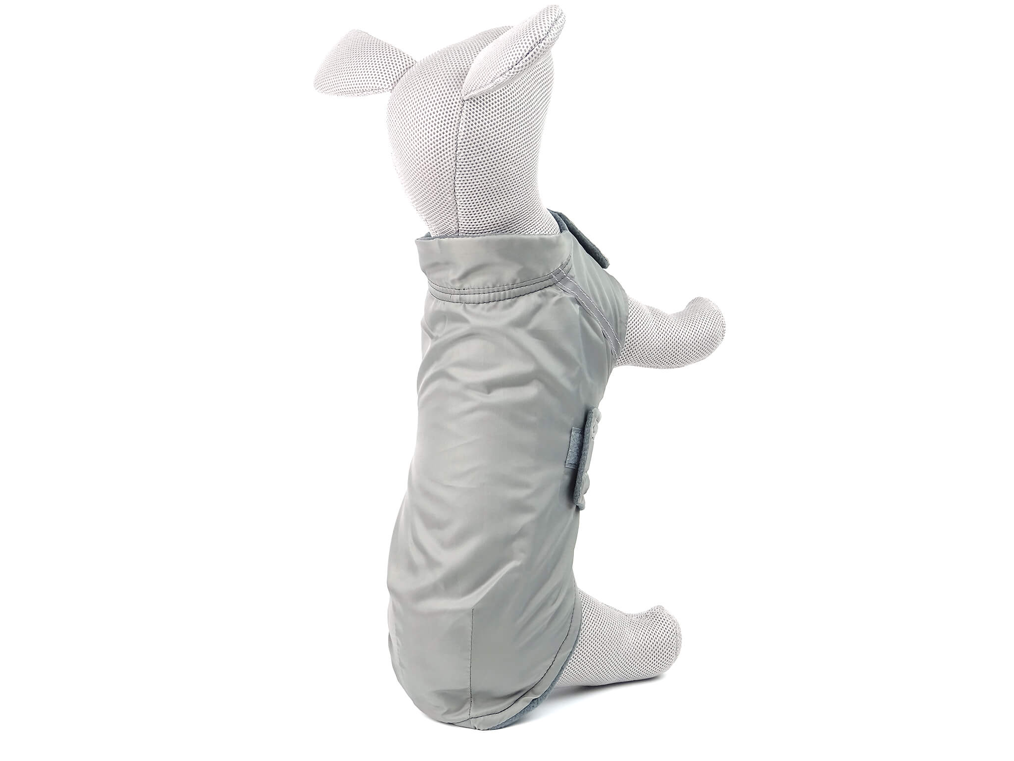 Vsepropejska Icy zimní bunda pro psa s reflexními prvky Barva: Šedá, Délka zad (cm): 34, Obvod hrudníku: 38 - 58 cm