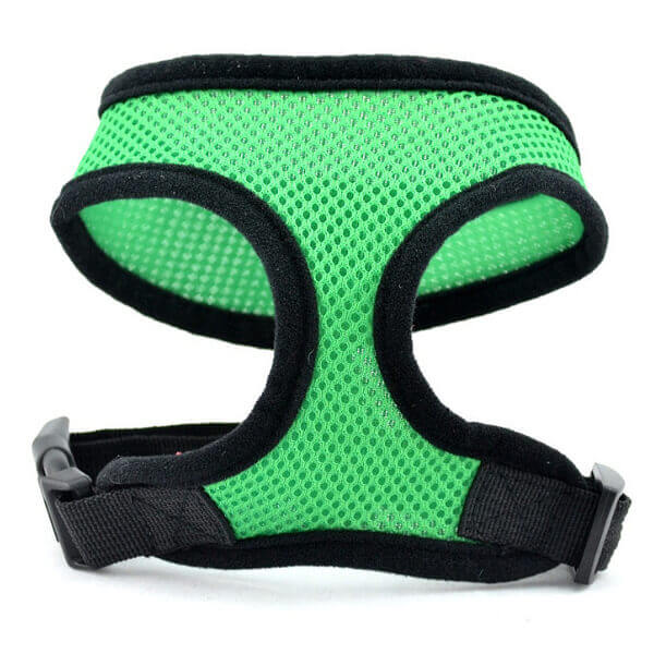 Vsepropejska Airy zelené kšíry pro psa | 23 – 59 cm Barva: Zelená, Obvod hrudníku: 23 - 31 cm