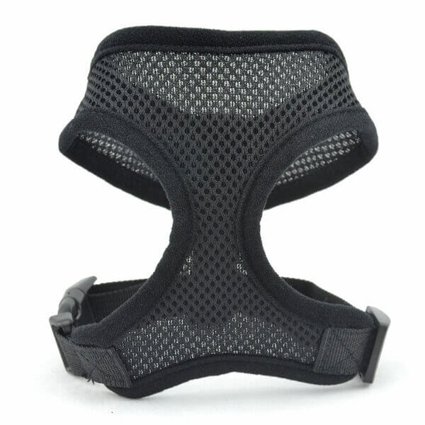 Vsepropejska Airy černé kšíry pro psa | 23 – 59 cm Barva: Černá, Obvod hrudníku: 23 - 31 cm