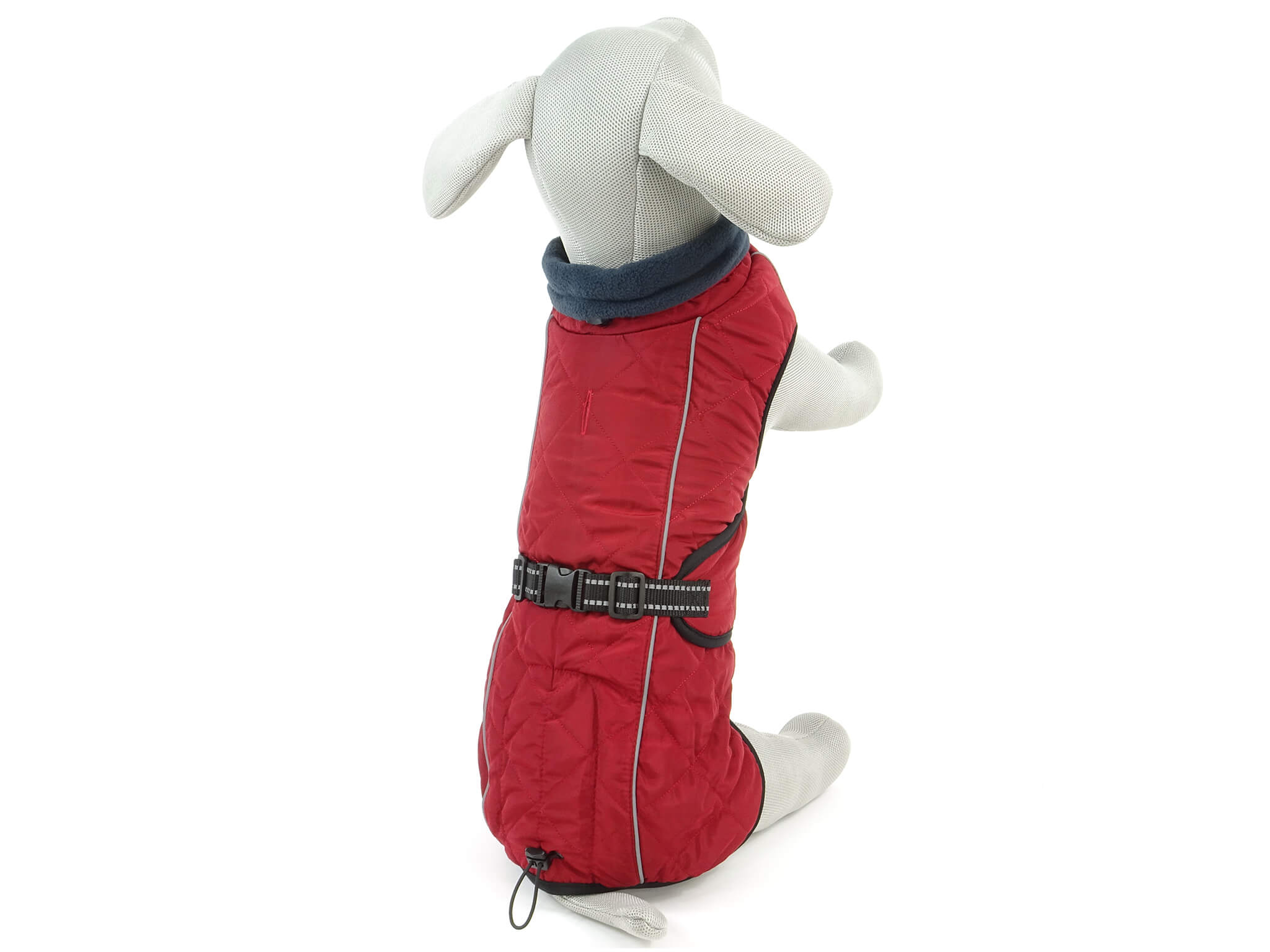 Vsepropejska Pet&Posh outdoorová bunda pro psa Barva: Červená, Délka zad (cm): 40, Obvod hrudníku: 34 - 44 cm