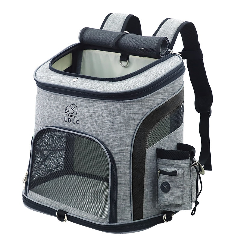 Smart šedo-modrý batoh pro psa | do 6 Kg Barva: Černá, Dle váhy psa: do 6 kg