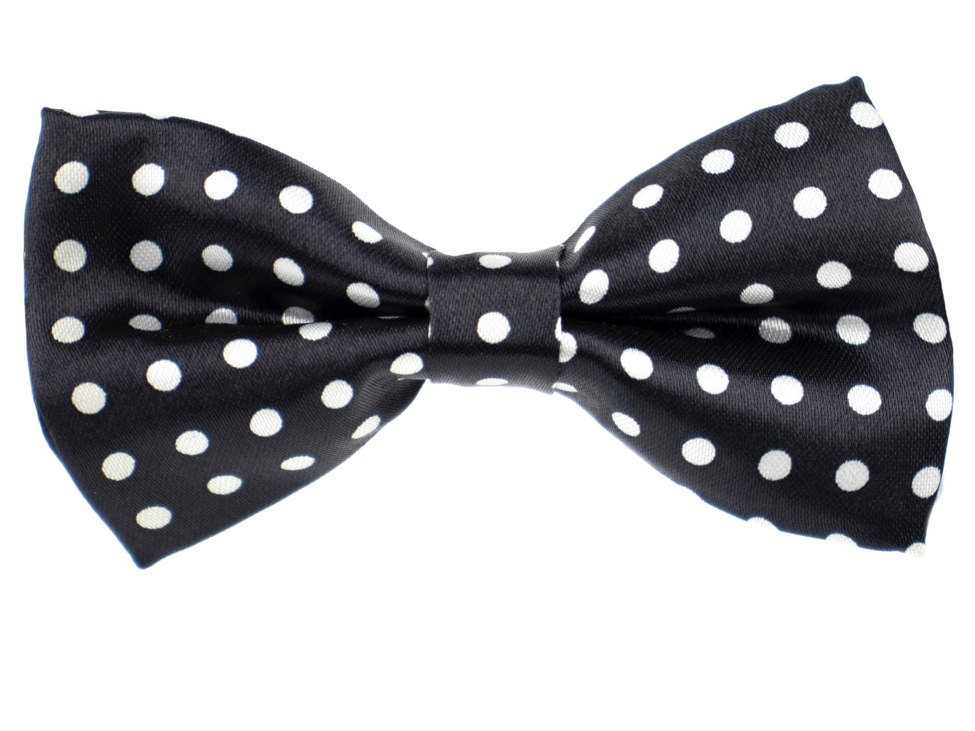 Vsepropejska Design černý motýlek s puntíky pro psa | 26 - 43 cm