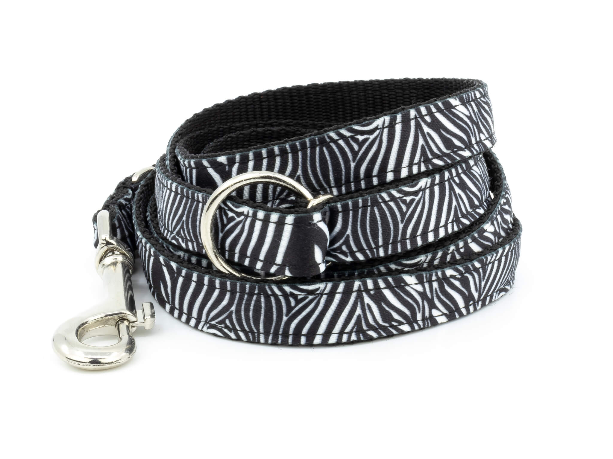 Vsepropejska Paw přepínací vodítko pro psa | 220 cm Barva: Černo-bílá