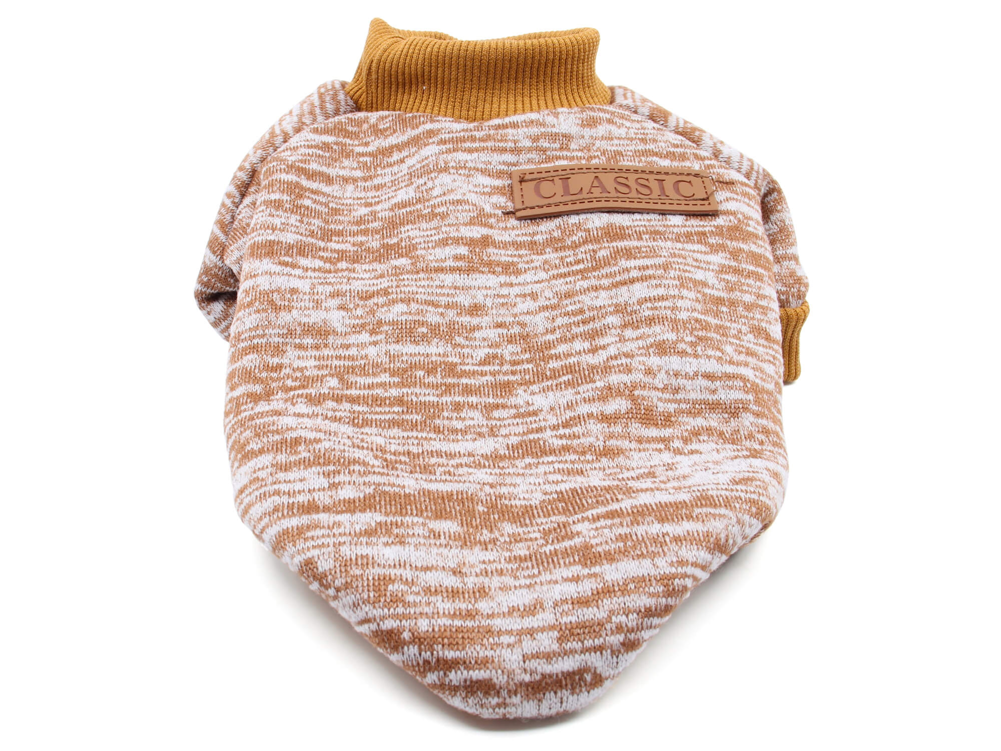 Vsepropejska Classic mikina pro psa Barva: Hnědá, Délka zad (cm): 25, Obvod hrudníku: 28 - 34 cm
