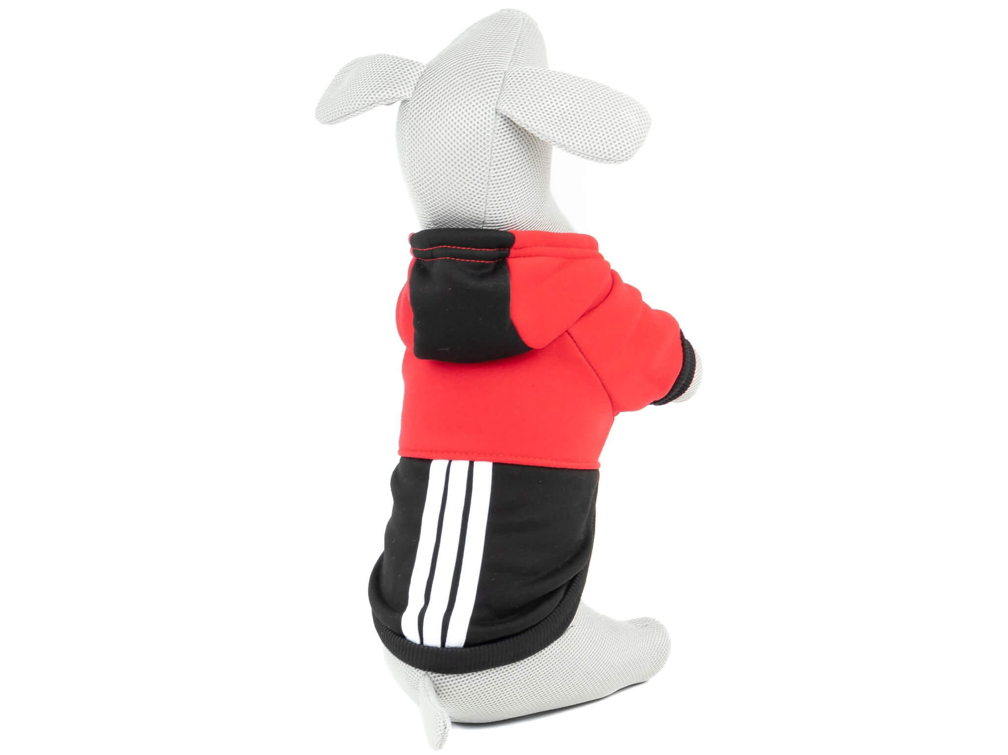 Vsepropejska Adi sportovní mikina pro psa Barva: Černo-červená, Délka zad psa: 26 cm, Obvod hrudníku: 34 - 40 cm