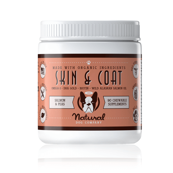 Natural Dog Company Doplněk stravy pro zdravou psí pokožku a srst