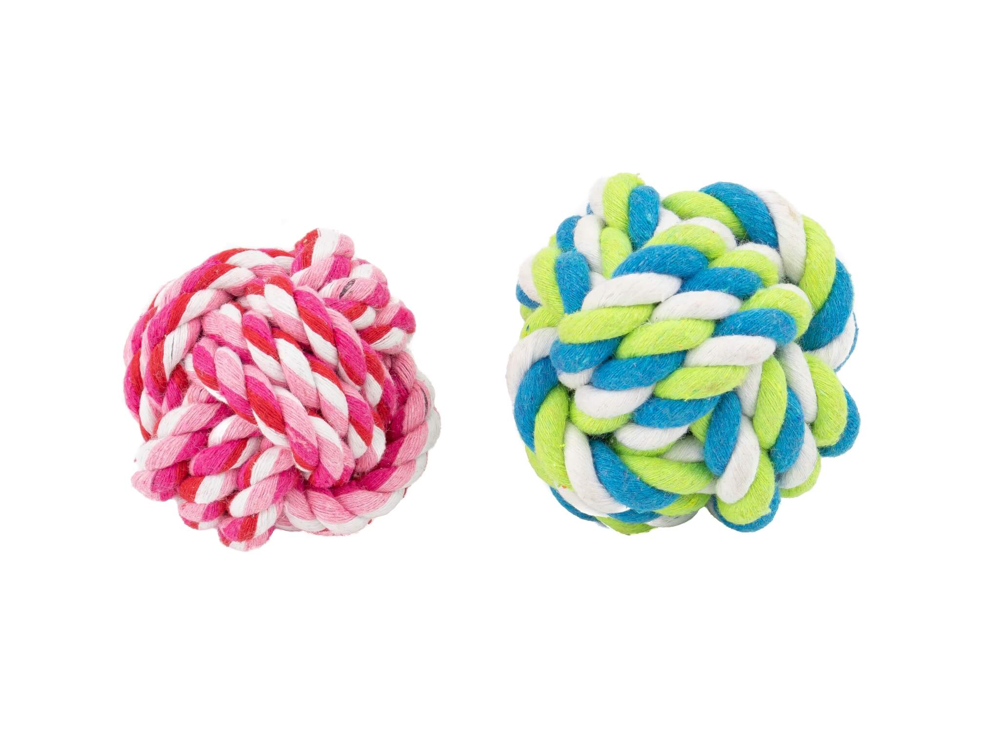 Vsepropejska Tin zapletené míčky pro psa | 6 cm Barva: Modrá