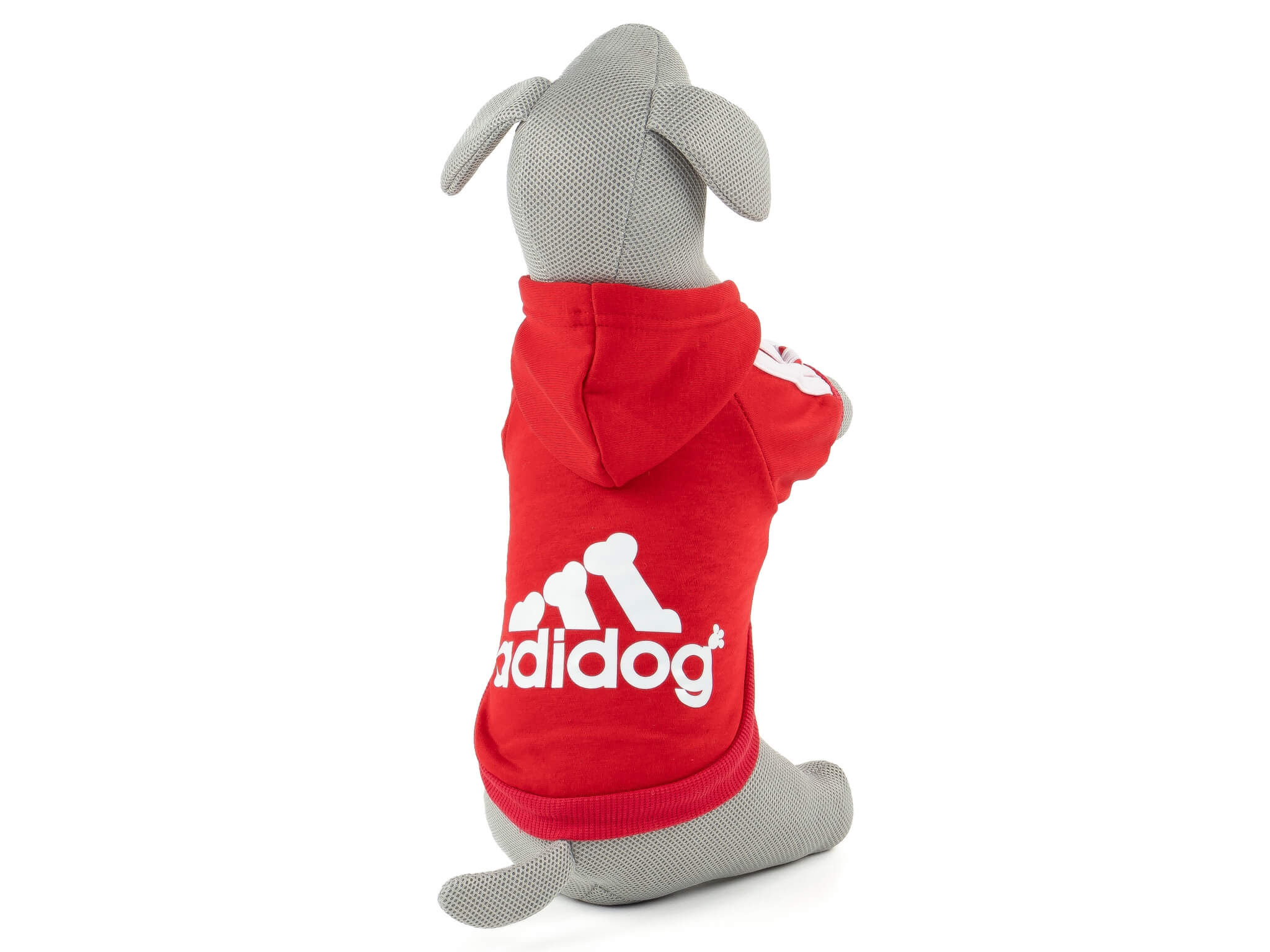 Vsepropejska Adidog červená mikina pro psa Délka zad psa: 18 cm, Obvod hrudníku: 22 - 28 cm