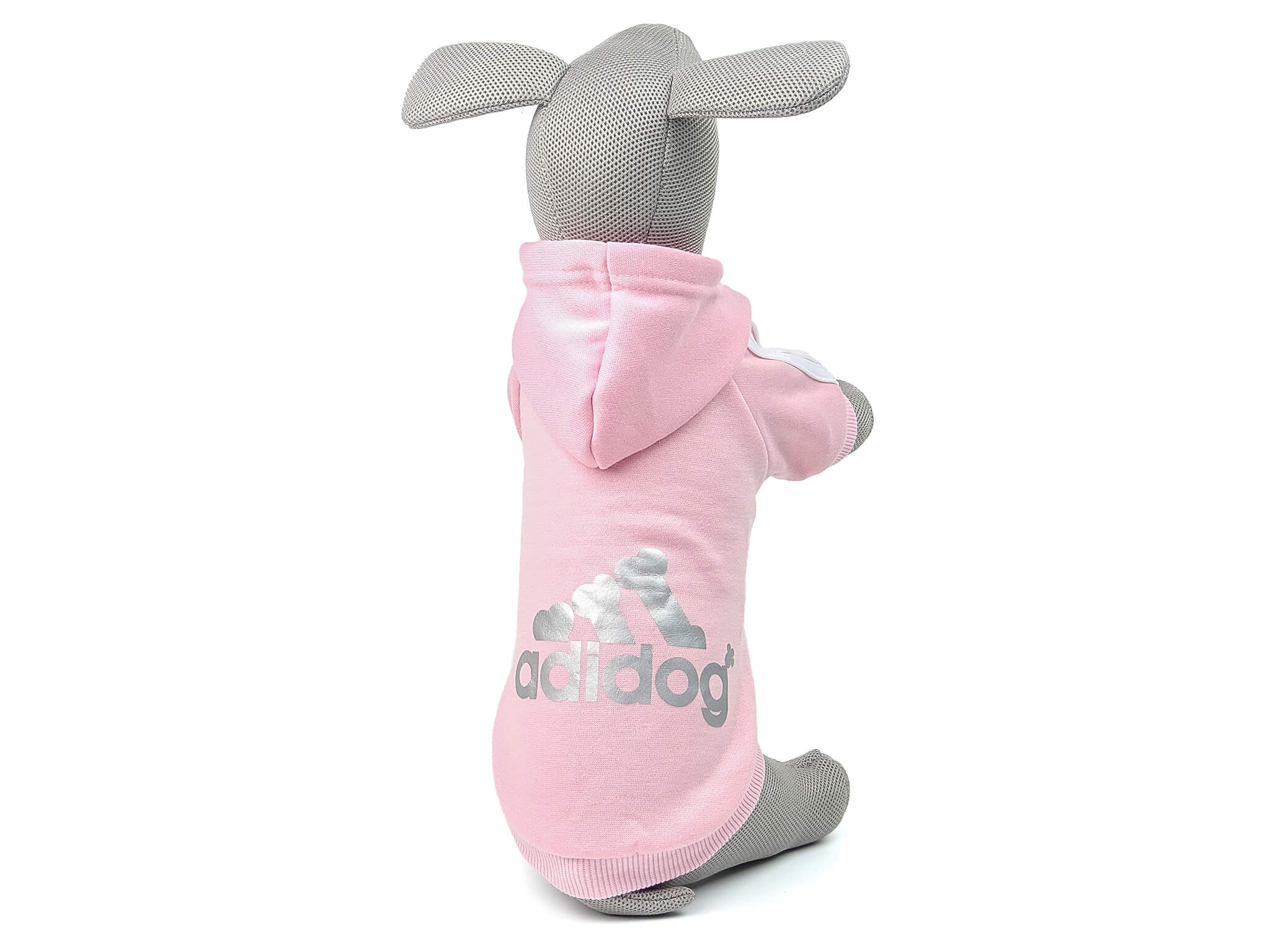 Vsepropejska Adidog růžová mikina pro psa Délka zad psa: 25 cm, Obvod hrudníku: 28 - 34 cm