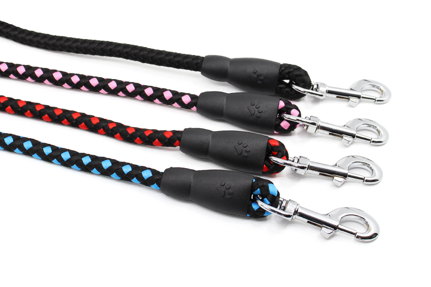 Palkar Climb přepínací vodítko pro psa | 250 cm Barva: Černo-růžová, Délka vodítka: 150 cm, Šířka vodítka: 0,8 cm