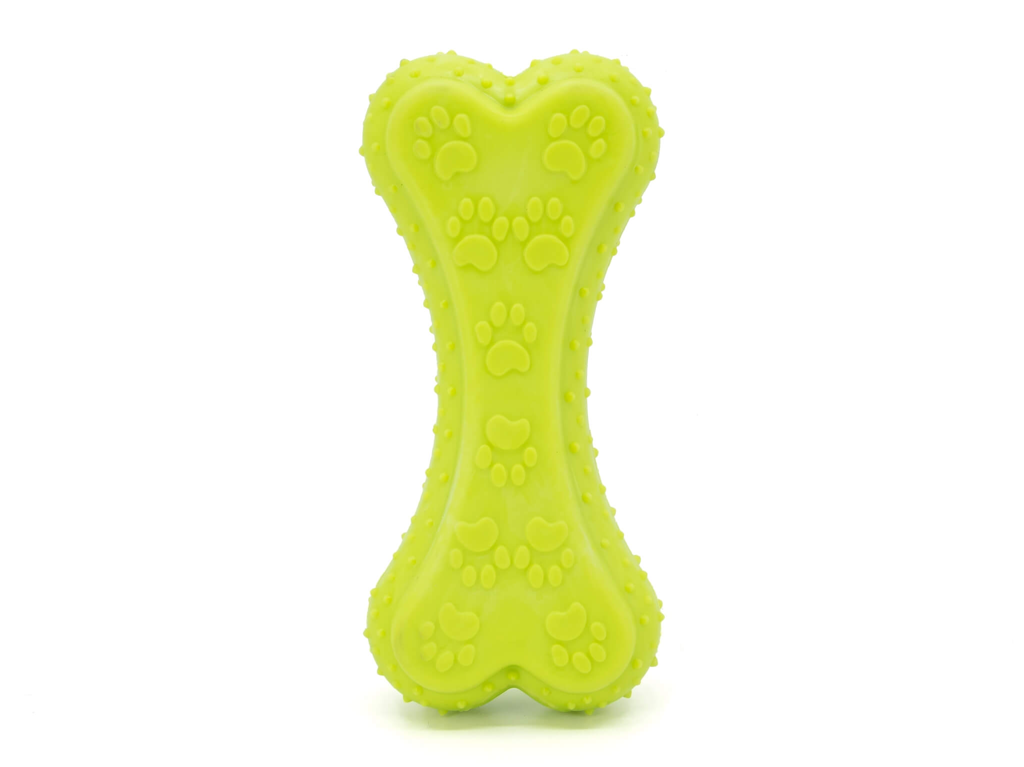 Vsepropejska Lola gumová kost pro psa | 12 cm Barva: Zelená