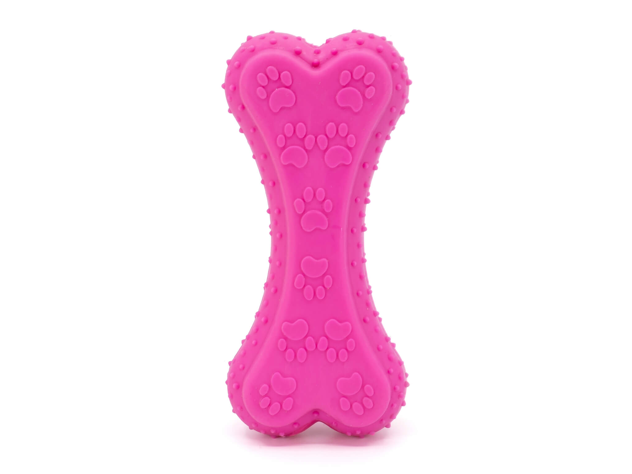 Vsepropejska Lola gumová kost pro psa | 12 cm Barva: Růžová