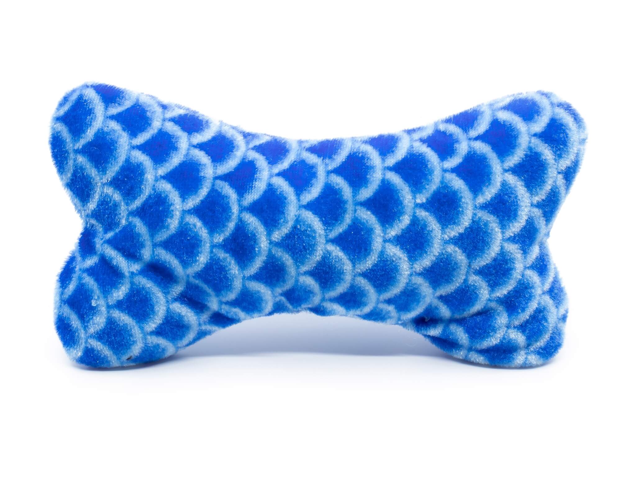 Vsepropejska Keks plyšová kost pro psa | 16 cm Barva: Modrá