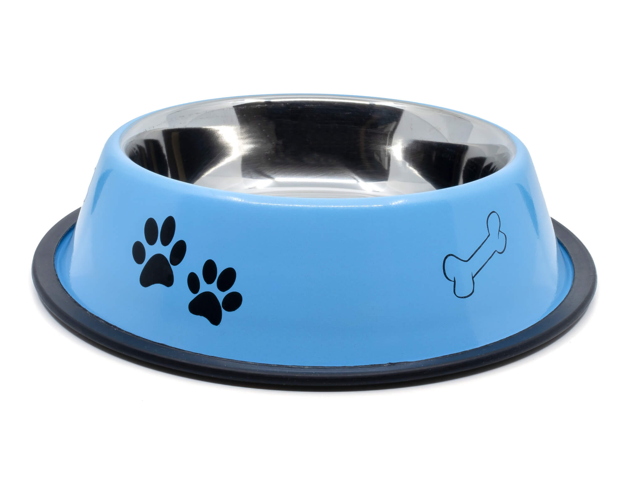 Vsepropejska Sáva miska pro psa s tlapkami Barva: Modrá, Rozměr (cm): 17
