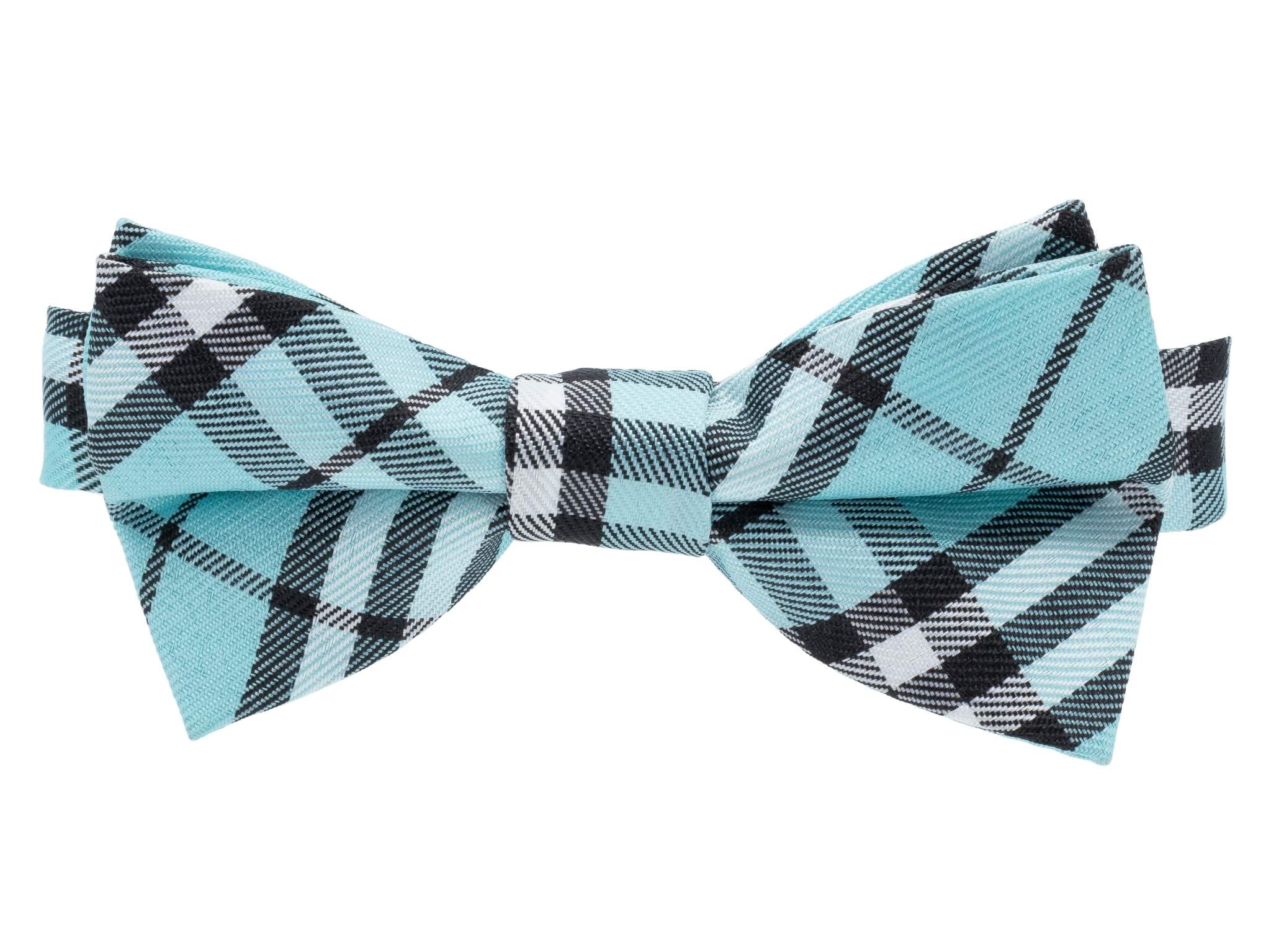 Vsepropejska Bára černo-modrý károvaný motýlek pro psa | 20 - 44 cm