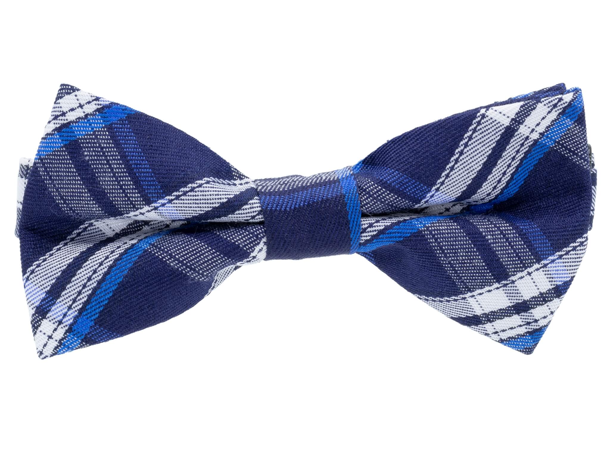 Vsepropejska Harvard modrý károvaný motýlek pro psa | 20 - 44 cm