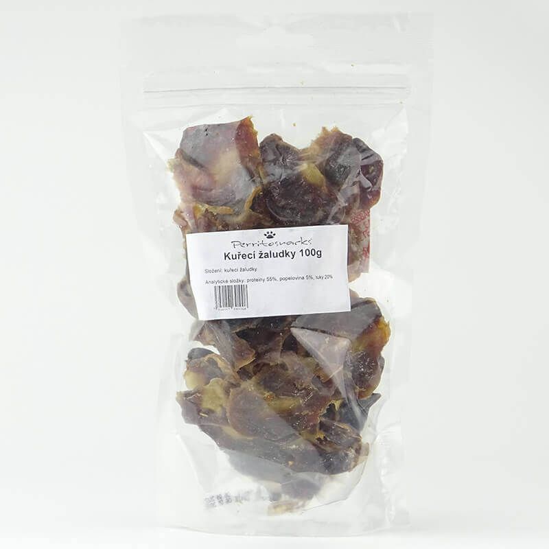 Perrito kuřecí žaludky pro psy | 100g