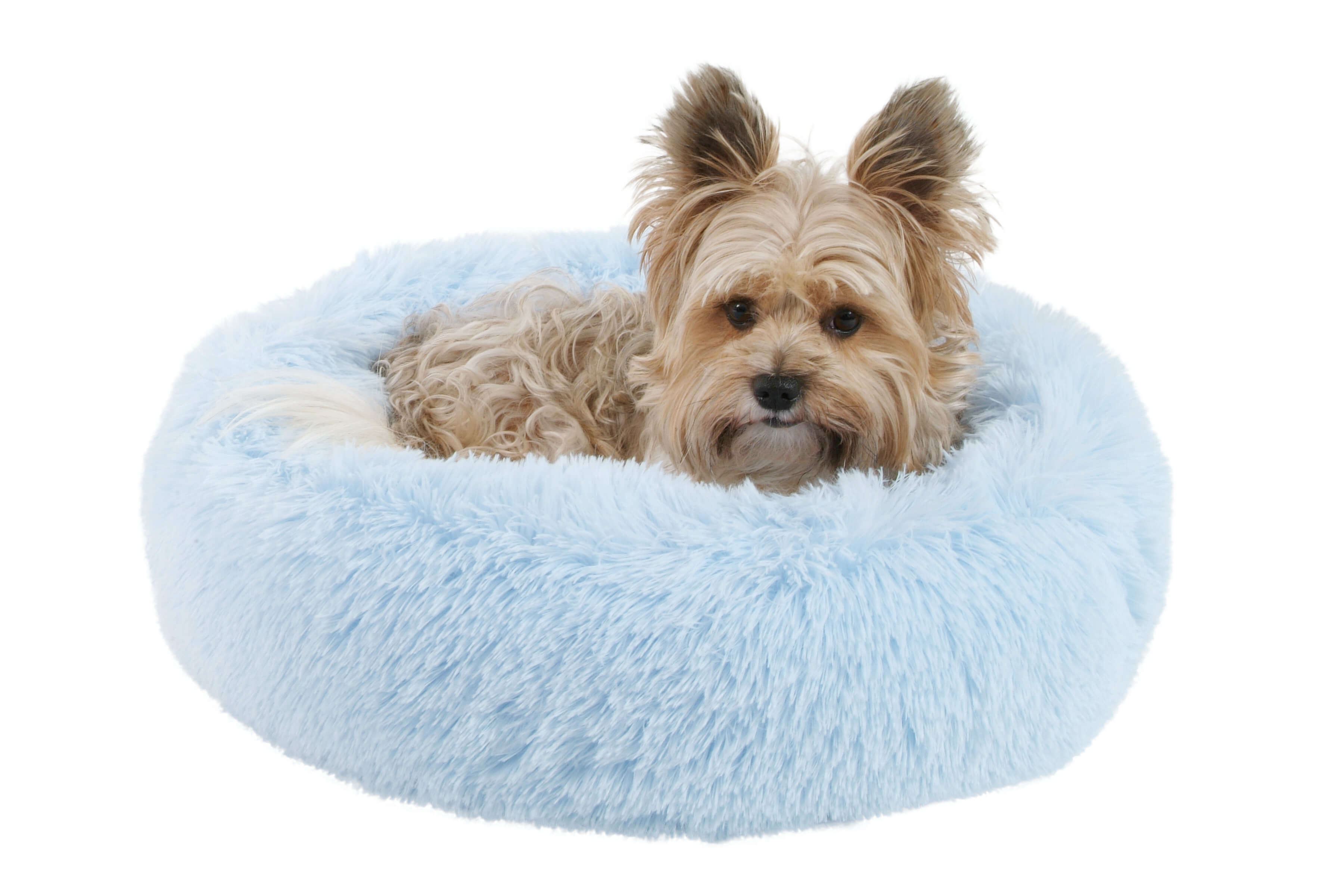 I love pets Adele modrý chlupatý pelech pro psa Rozměr (cm): 70