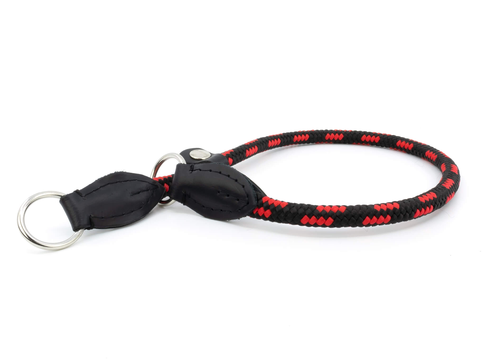 Rambo stahovací obojek pro psa | 50 cm Barva: Černo-červená, Obvod krku: 50 cm