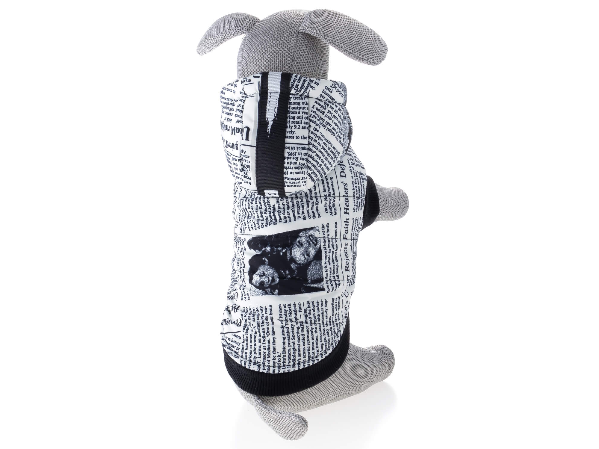 Vsepropejska Mercury teplá bunda pro psa s kapucí Barva: Bílá, Délka zad (cm): 25, Obvod hrudníku: 36 - 40 cm