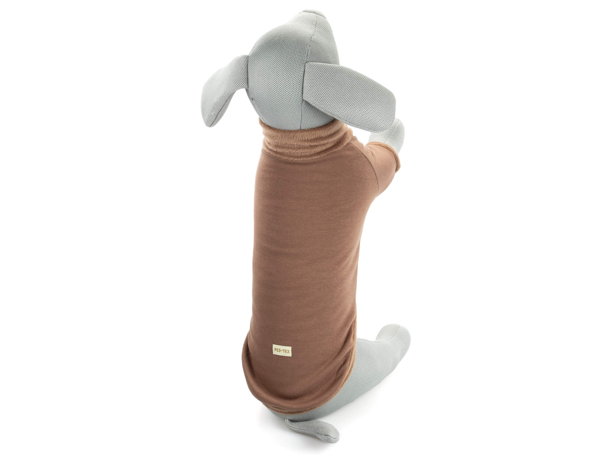 Pes-tex Edy elastický rolák pro psa Barva: Hnědá, Délka zad (cm): 33, Obvod hrudníku: 36 - 44 cm