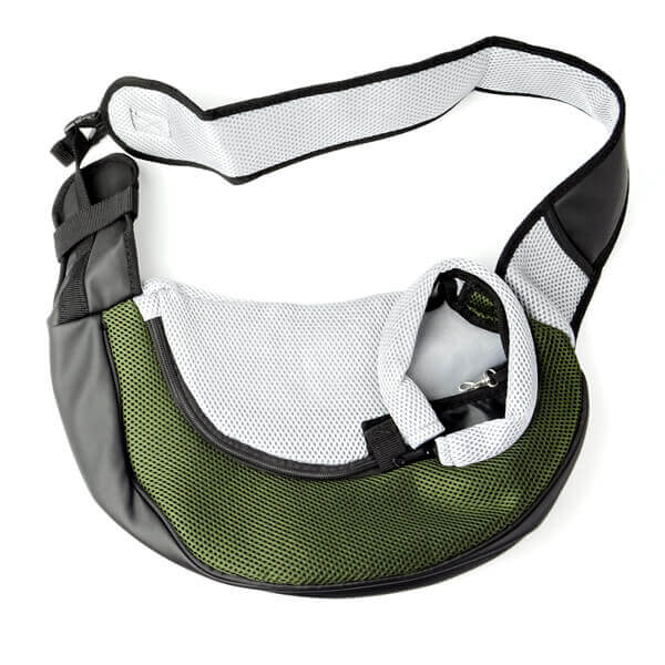 Vsepropejska Travel tmavě zelená taška pro psa přes rameno Dle váhy psa: do 2 kg