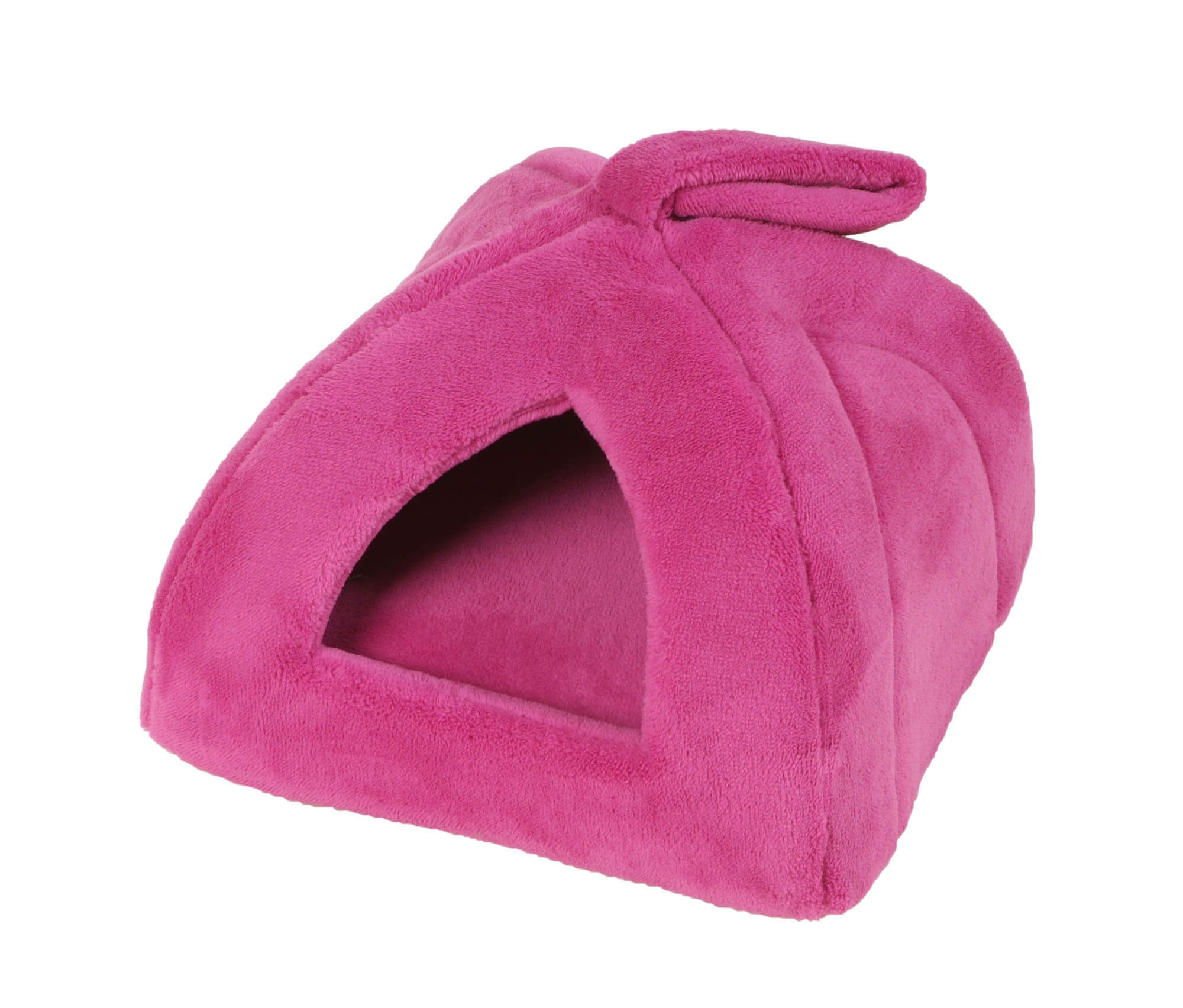 I love pets House tmavě růžové iglú pro psa z fleecu Rozměr (cm): 40 x 40