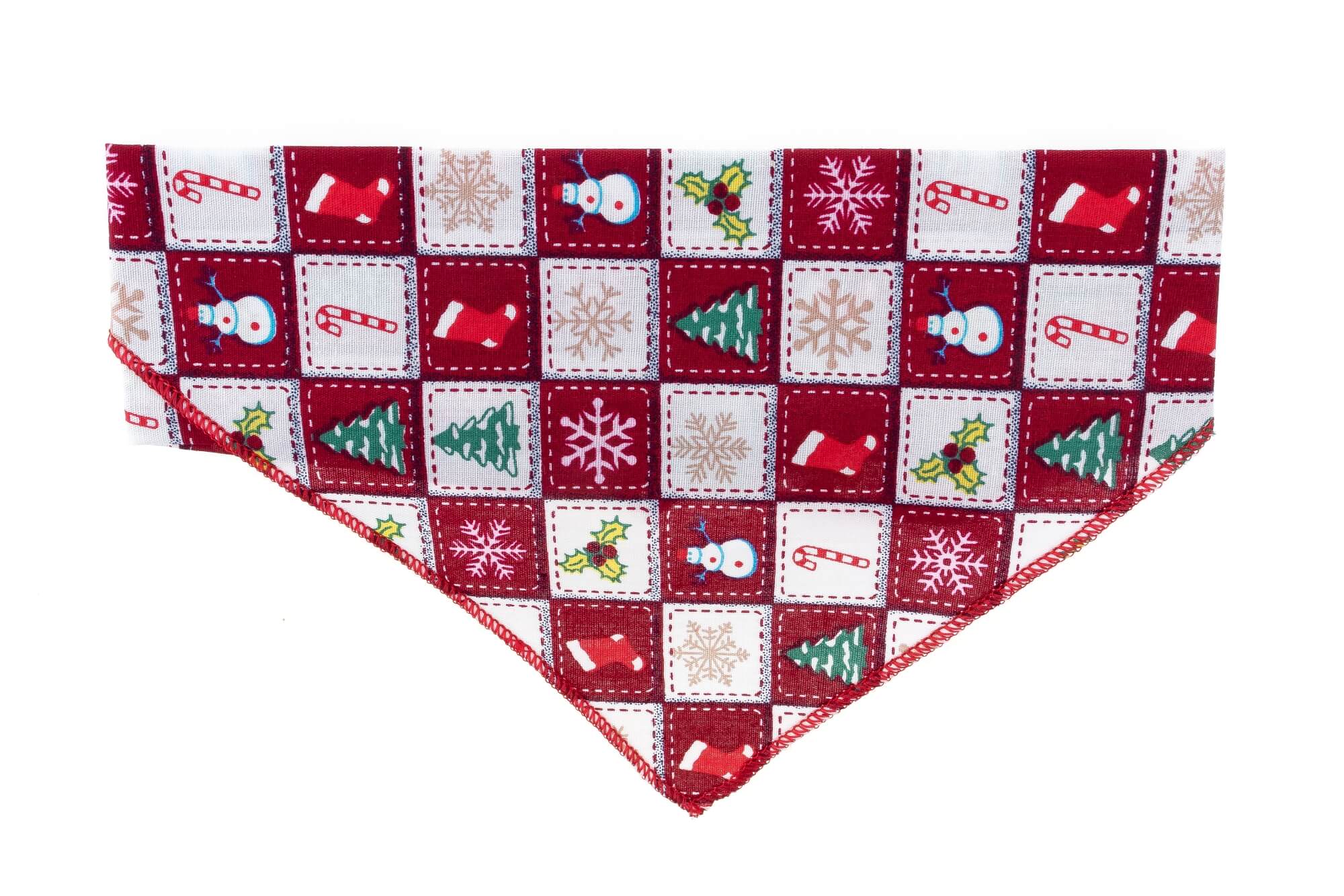 Vsepropejska Vánoční barevný šátek pro psa Obvod krku: 30 - 60 cm